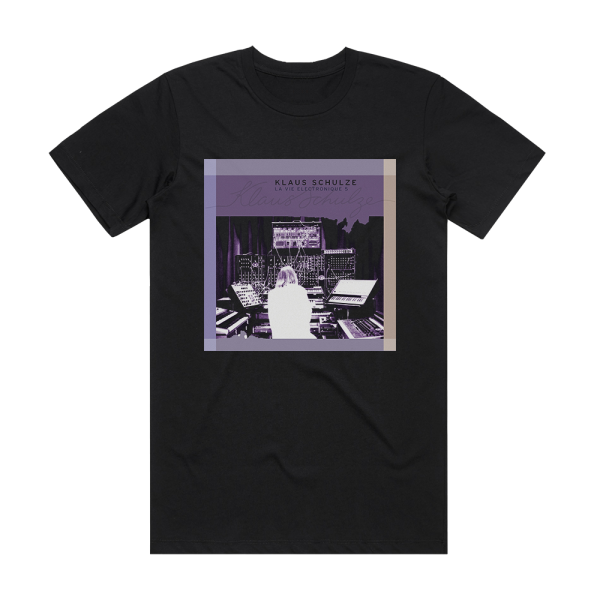 Klaus Schulze La Vie Electronique 5 Album Cover T-Shirt Black