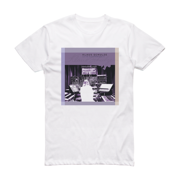 Klaus Schulze La Vie Electronique 5 Album Cover T-Shirt White