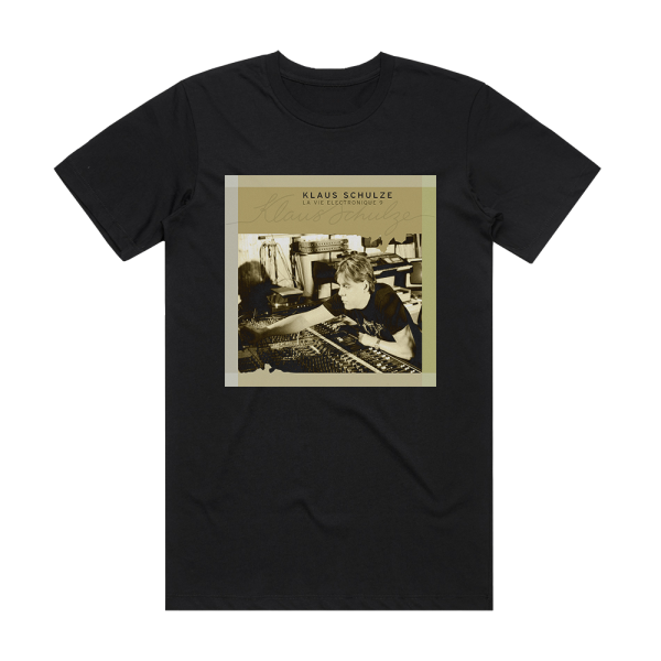 Klaus Schulze La Vie Electronique 9 Album Cover T-Shirt Black