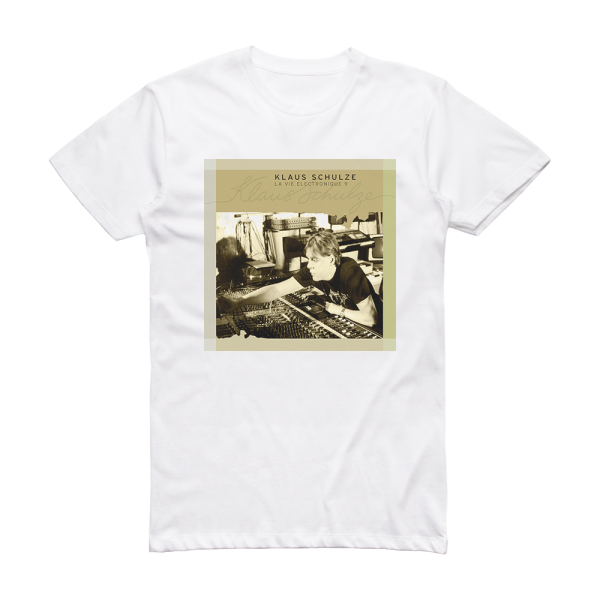 Klaus Schulze La Vie Electronique 9 Album Cover T-Shirt White