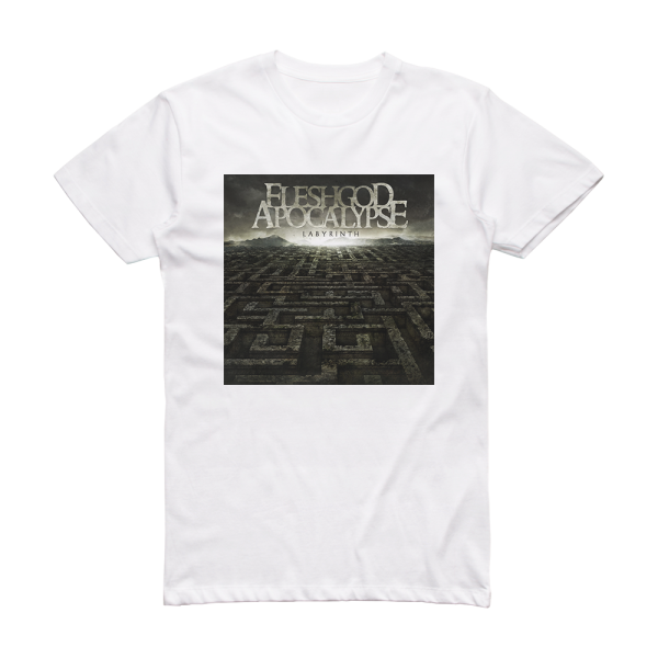 Fleshgod Apocalypse Labyrinth Album Cover T-Shirt White