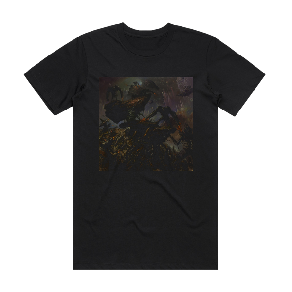 Artificial Brain Labyrinth Constellation Album Cover T-Shirt Black