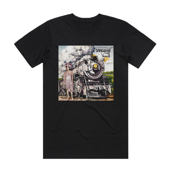 Outlaws Lady In Waiting Album Cover T-Shirt Black