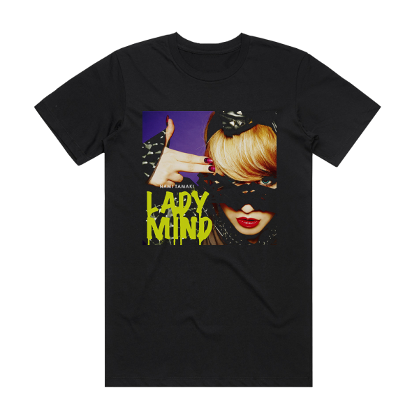 Nami Tamaki Lady Mind 1 Album Cover T-Shirt Black