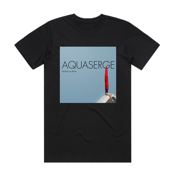 Aquaserge Laisse A Tre Album Cover T-Shirt Black