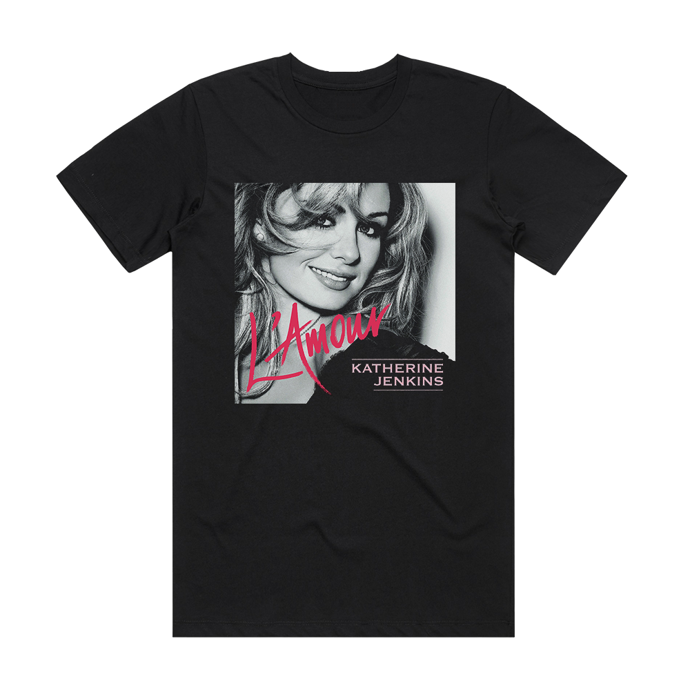 Katherine Jenkins Lamour Album Cover T-Shirt Black – ALBUM COVER T-SHIRTS