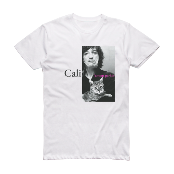 Cali Lamour Parfait Album Cover T-Shirt White