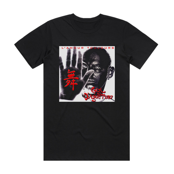 Gigi D’Agostino Lamour Toujours Album Cover T-Shirt Black