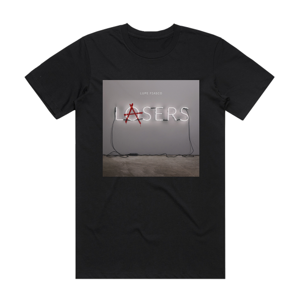 Lupe Fiasco Lasers Album Cover T-Shirt Black