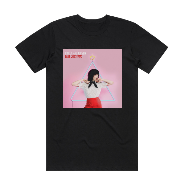 Carly Rae Jepsen Last Christmas Album Cover T-Shirt Black