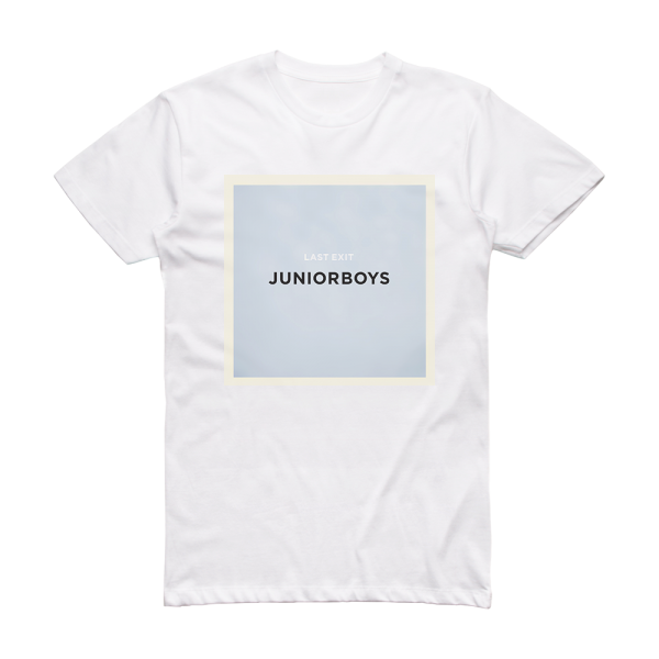 Junior Boys Last Exit Album Cover T-Shirt White
