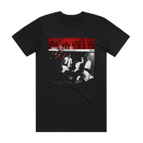 Every Time I Die Last Night In Town 2 Album Cover T-Shirt Black