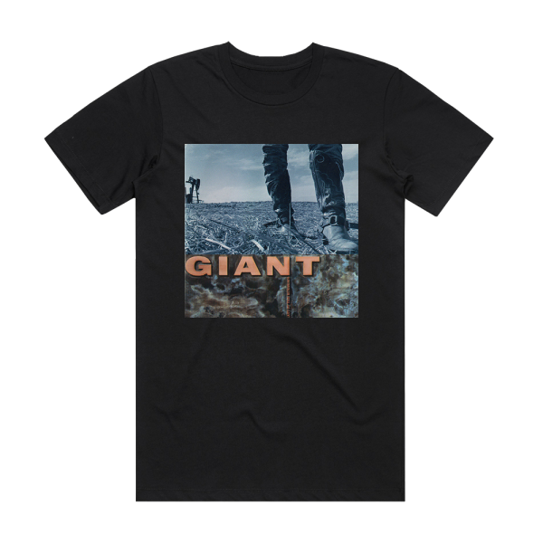 Giant Last Of The Runaways Album Cover T-Shirt Black