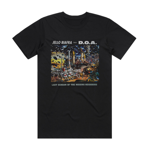 D O A Last Scream Of The Missing Neighbors Album Cover T-Shirt Black