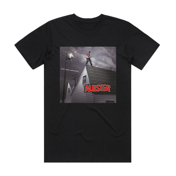 Allister Last Stop Suburbia Album Cover T-Shirt Black