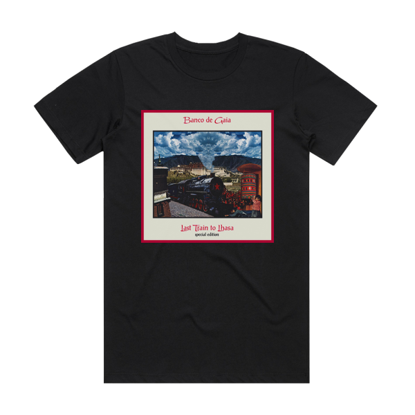 Banco de Gaia Last Train To Lhasa Album Cover T-Shirt Black