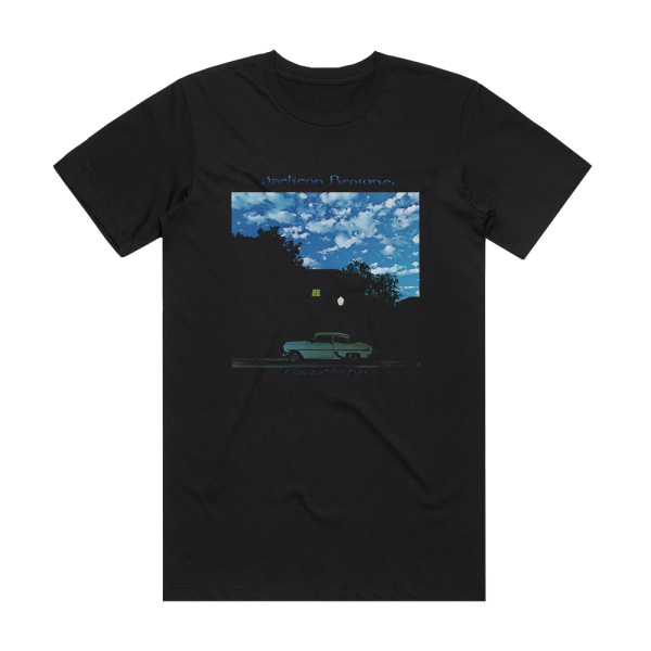 Jackson Browne Late For The Sky Album Cover T-Shirt Black