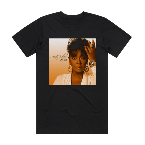 Anita Baker Lately Album Cover T-Shirt Black
