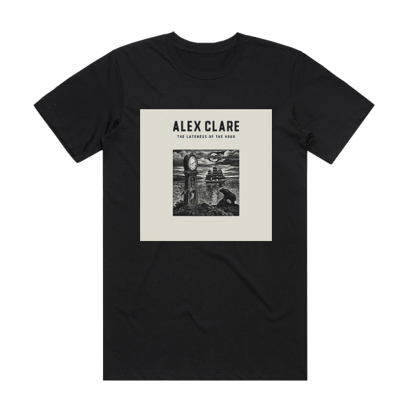 Alex Clare Lateness Of The Hour 1 Album Cover T-Shirt Black