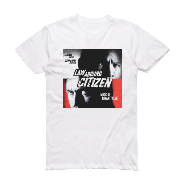 Brian Tyler Law Abiding Citizen Album Cover T-Shirt White