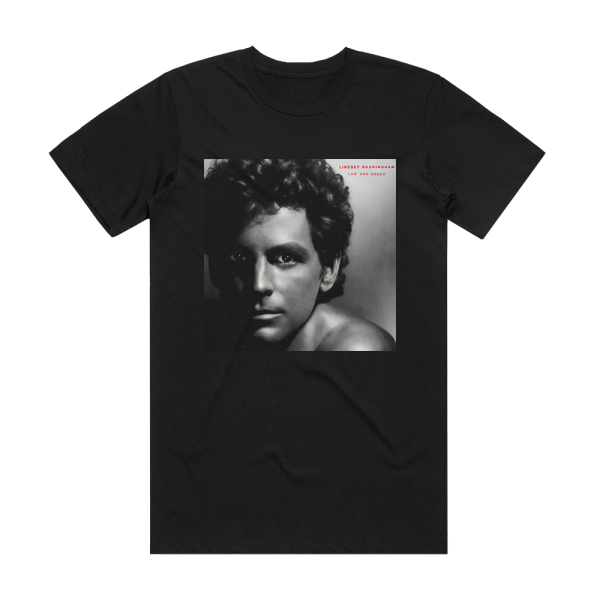 Lindsey Buckingham Law And Order 1 Album Cover T-Shirt Black