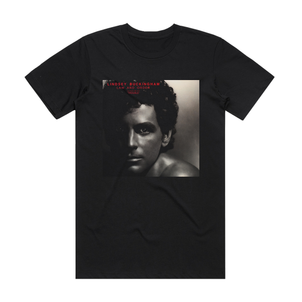 Lindsey Buckingham Law And Order 2 Album Cover T-Shirt Black