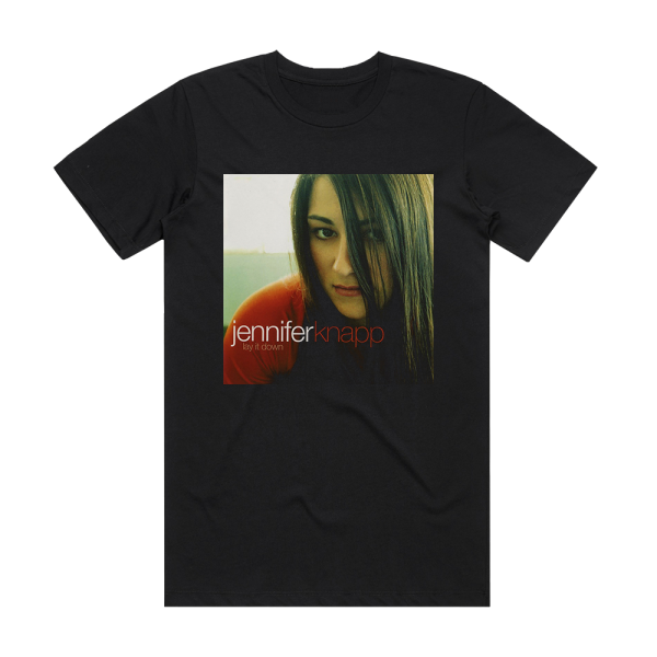 Jennifer Knapp Lay It Down Album Cover T-Shirt Black