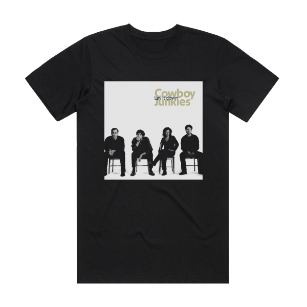 Cowboy Junkies Lay It Down Album Cover T-Shirt Black