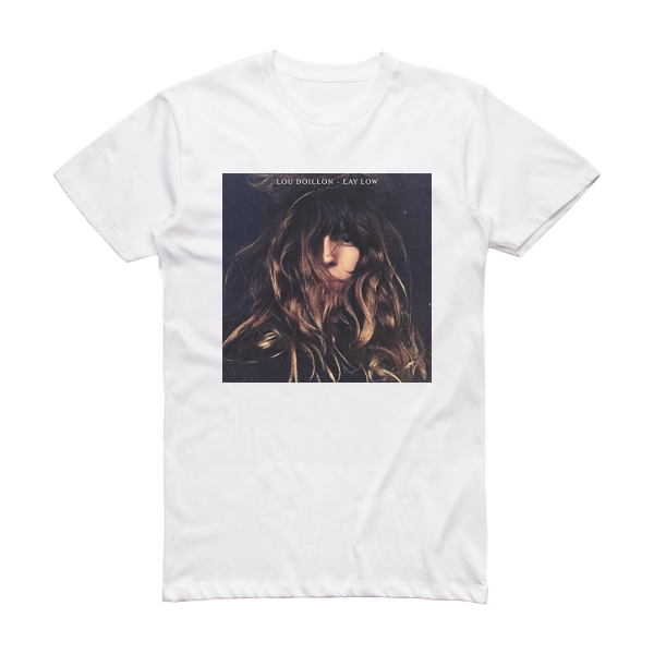 Lou Doillon Lay Low Album Cover T-Shirt White