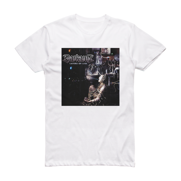 Darkane Layers Of Lies Album Cover T-Shirt White