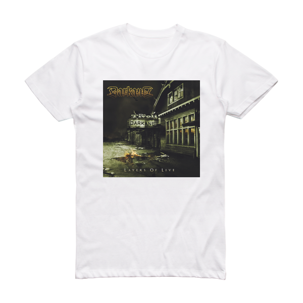 Darkane Layers Of Live Album Cover T-Shirt White