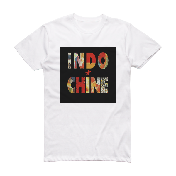 Indochine Le Baiser Album Cover T-Shirt White