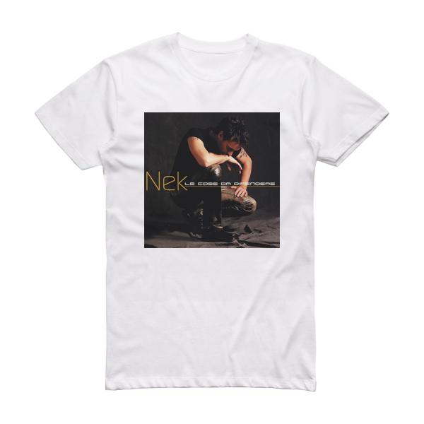 Nek Le Cose Da Difendere Album Cover T-Shirt White