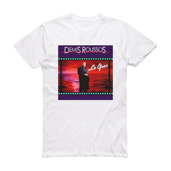 Demis Roussos Le Grec Album Cover T-Shirt White