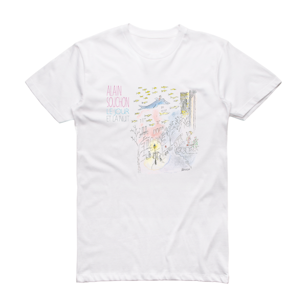 Alain Souchon Le Jour Et La Nuit Album Cover T-Shirt White