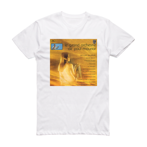 Paul Mauriat Le Lac Majeur Album Cover T-Shirt White