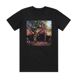 Beware of Safety Leavesscars Album Cover T-Shirt Black