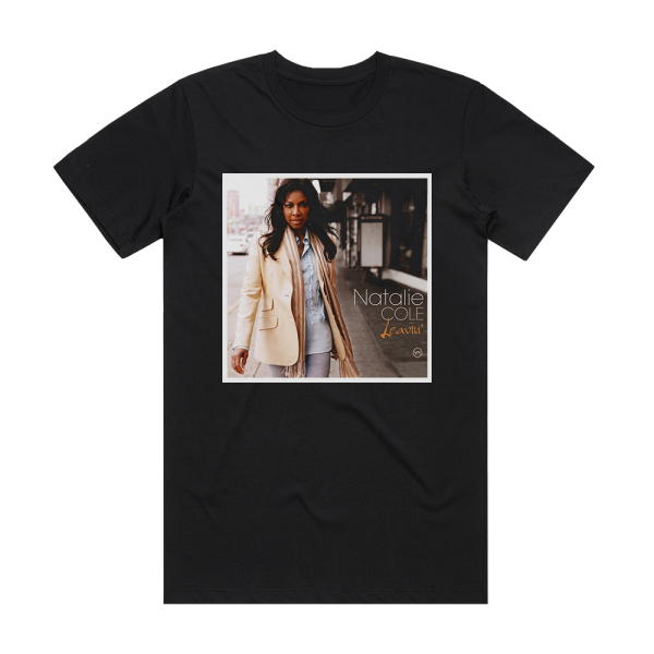 Natalie Cole Leavin Album Cover T-Shirt Black