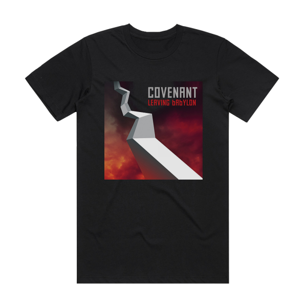 Covenant Leaving Babylon Album Cover T-Shirt Black