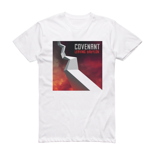 Covenant Leaving Babylon Album Cover T-Shirt White