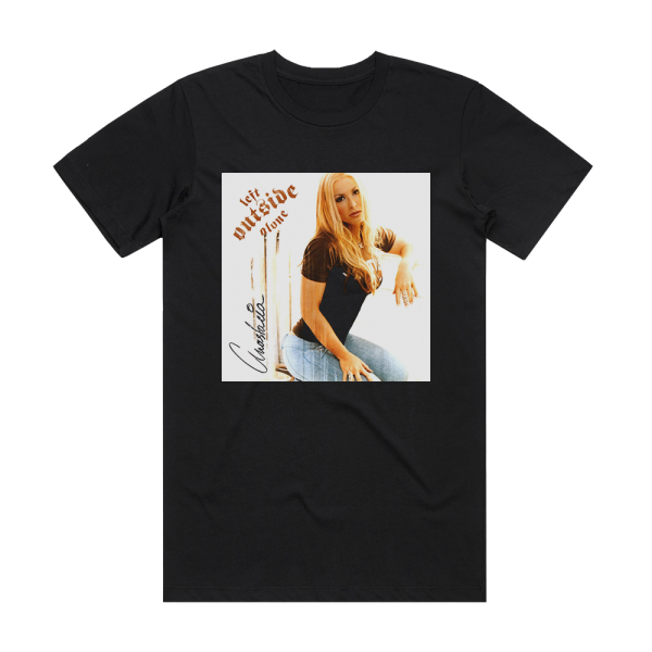 Anastacia Left Outside Alone Album Cover T-Shirt Black