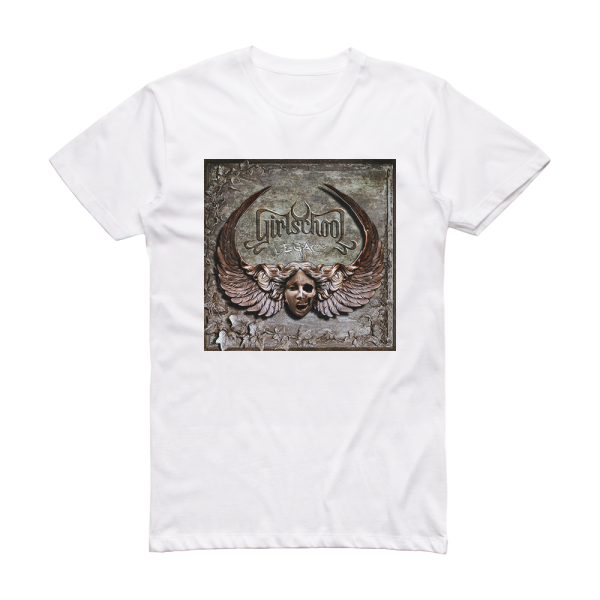 Girlschool Legacy Album Cover T-Shirt White