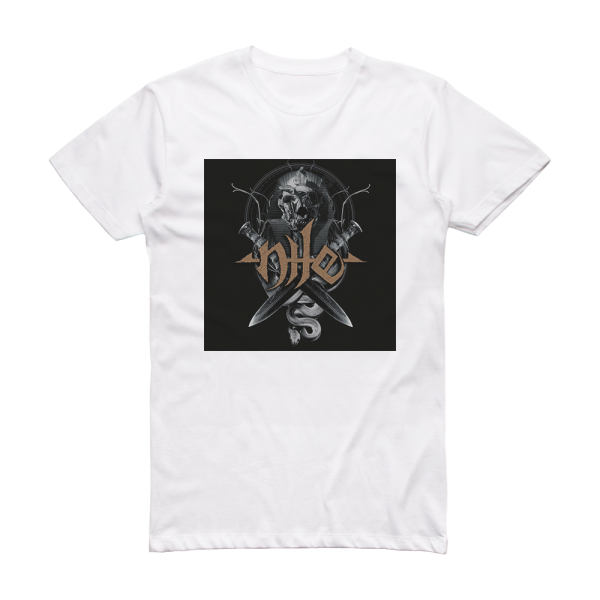 Nile Legacy Of The Catacombs Album Cover T-Shirt White – ALBUM COVER T ...