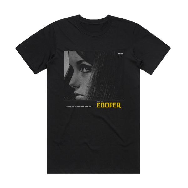 Cooper Lemon Pop Album Cover T-Shirt Black