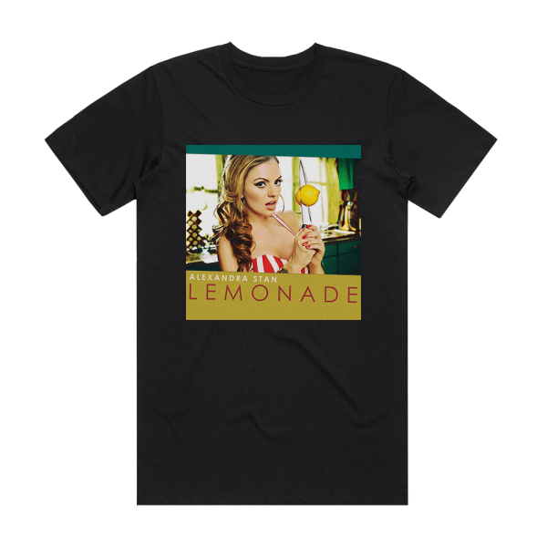 Alexandra Stan Lemonade 1 Album Cover T-Shirt Black