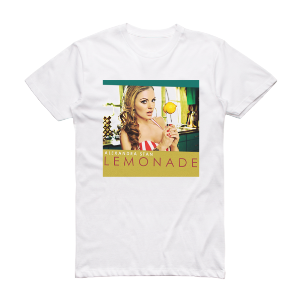 Alexandra Stan Lemonade 1 Album Cover T-Shirt White