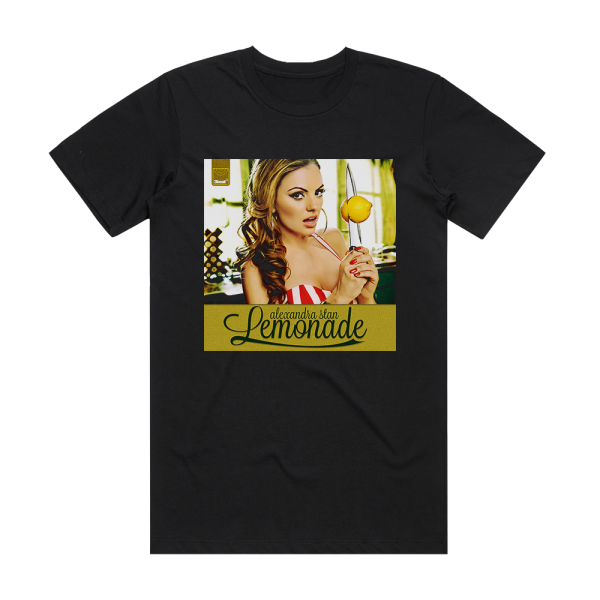 Alexandra Stan Lemonade 2 Album Cover T-Shirt Black