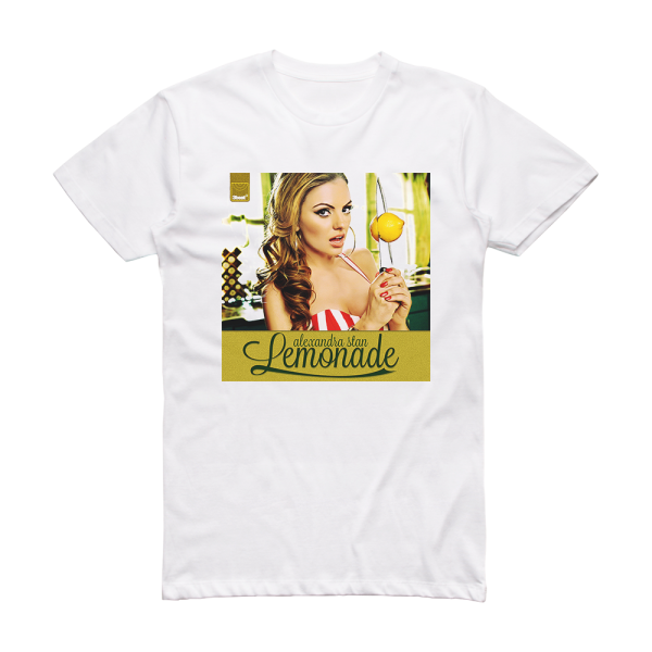 Alexandra Stan Lemonade 2 Album Cover T-Shirt White