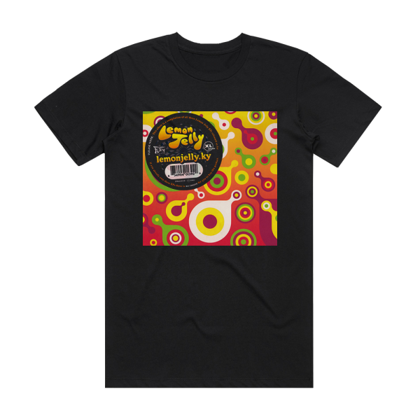 Lemon Jelly Lemonjellyky Album Cover T-Shirt Black