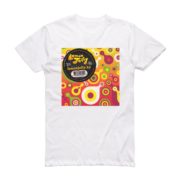 Lemon Jelly Lemonjellyky Album Cover T-Shirt White